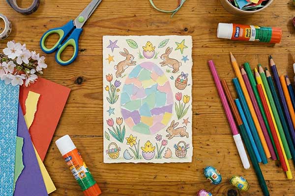 Découpe, colle, colorie